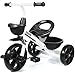 KRIDDO Kids Tricycles for 24 Year Olds Toddler Trike Gift for 24 Months to 4 Years White - Image 4