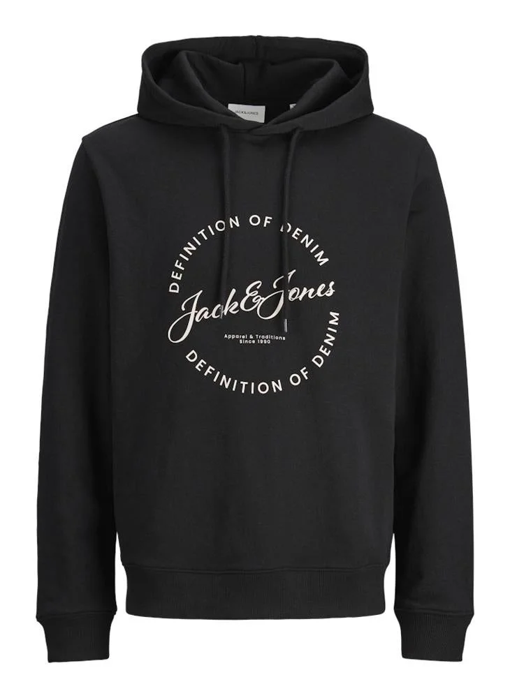 JACK & JONES  Graphic Pullover Hoodie for Men | Best Price UAE