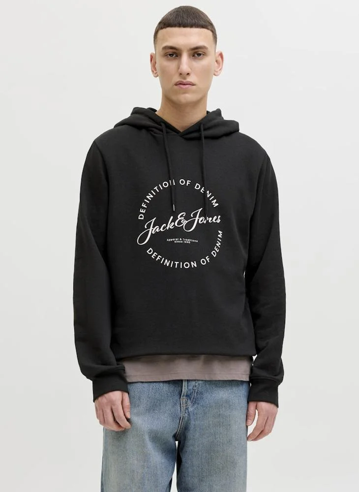 JACK & JONES Graphic Pullover Hoodie