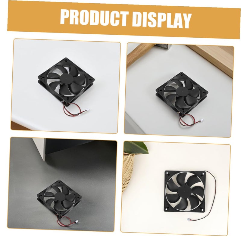 2pcs 120mm DC Brushless Cooling Fans Dual Ball Bearing 12V Silent High Airflow PC Radiator Fans - Image 4