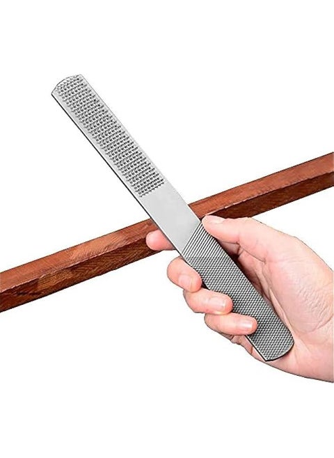 Wood Rasp File 4 Way Hand File and Round Rasp, Half Round Flat & Needle Files Wood Rasp Set for Sharping Wood and Metal Tools