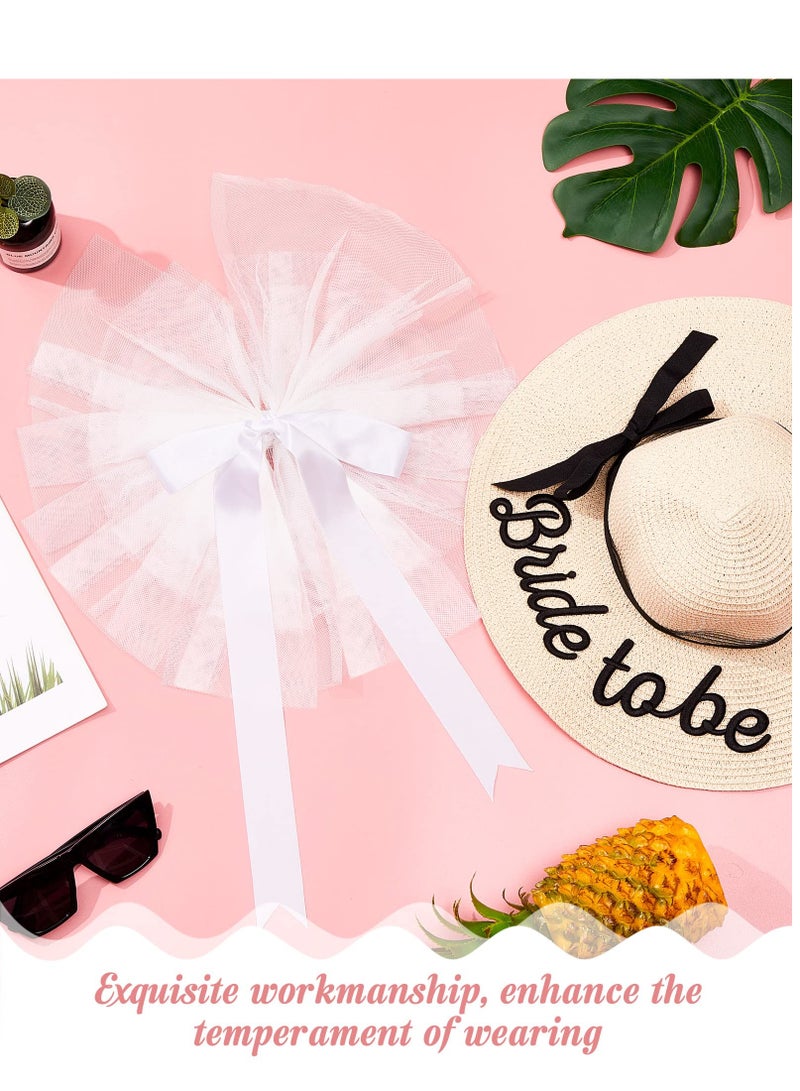 SYOSI حجاب بيكيني حجاب مؤخرة مع عقدة زينة لحفلة العازبة لزفاف العروس شهر العسل حفلة الالتزام - Image 5