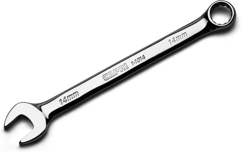 Capri Tools 14 mm Combination Wrench, 12 Point, Metric, Chrome (1-1314) - Image 1