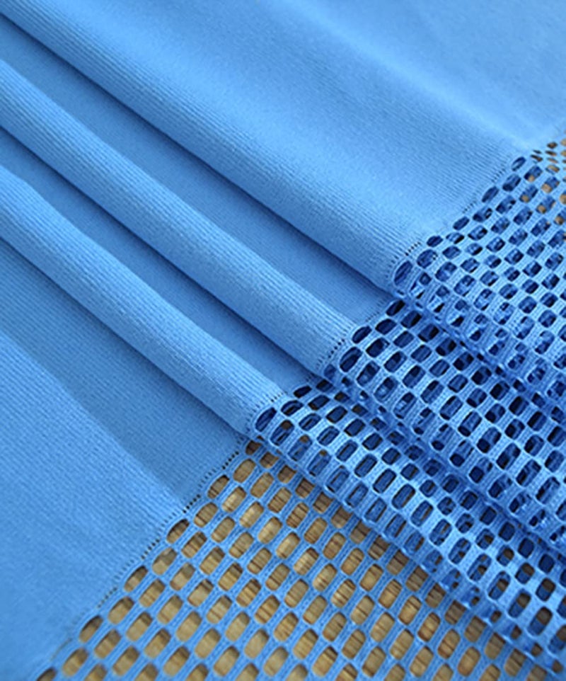 TTZ Hospital Curtain with Flat Hooks for Hospital Medical Clinic SPA Lab Cubicle Curtain Divider Privacy Screen (Color : Dark Blue, Size : 1(5f Widet x8ft Tall)) - Image 3