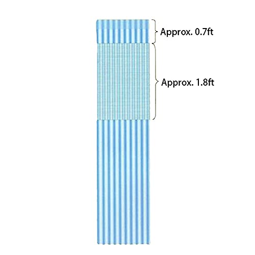 TTZ Hospital Curtain with Flat Hooks for Hospital Medical Clinic SPA Lab Cubicle Curtain Divider Privacy Screen (Color : Dark Blue, Size : 1(5f Widet x8ft Tall)) - Image 4