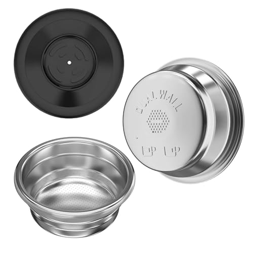 YLAOSIOA [1 Pack] Dual Wall Filter Basket 2 Cup,18–22g,double shot basket, Compatible with 54mm Breville Sage Espresso Machines (Express, Bambino, Bambino Plus, Barista Pro, Impress, Barista Touch, Infuser) - Image 1