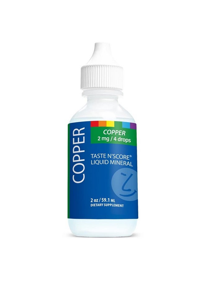 SENSEable Supplements Taste Nscore Copper Liquid Ionic Supplement; 100% Pure; 2 Mg; 177 Servings  - Image 2