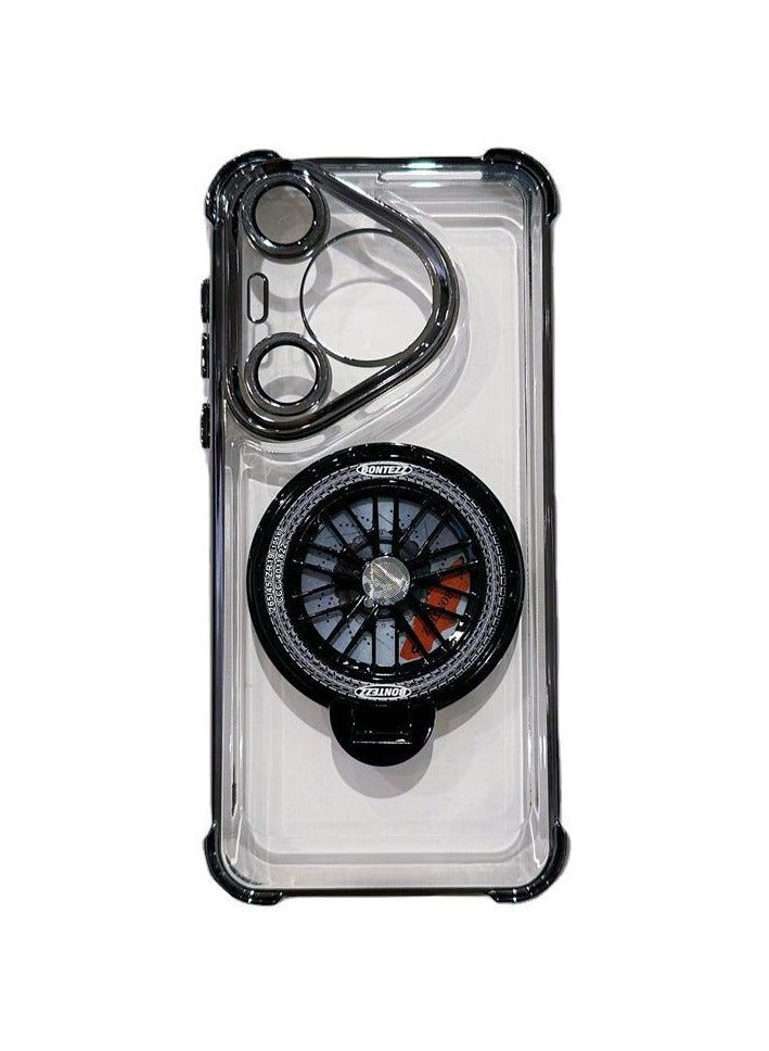 general Compatible with Huawei Pura 70 Ultra Plated Phone Case Gyro Bracket Pura70 Ultra Airbag Drop Protector - Image 1