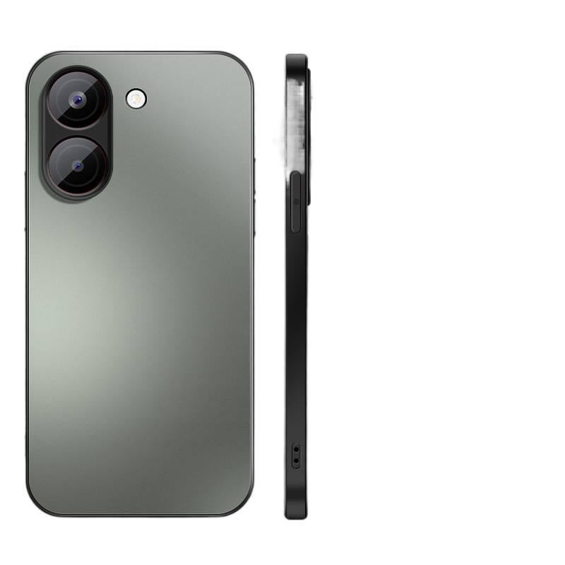 BB غطاء واقي بAcrylic لـ Redmi Note 11 Pro مع حماية من السقوط ومقاومة لبصمات الأصابع مع مقاوم للصدمات مع تشطيب غير لامع باللون رمادي من الأكريليك باللون الأحمر باللون الرمادي - Image 1