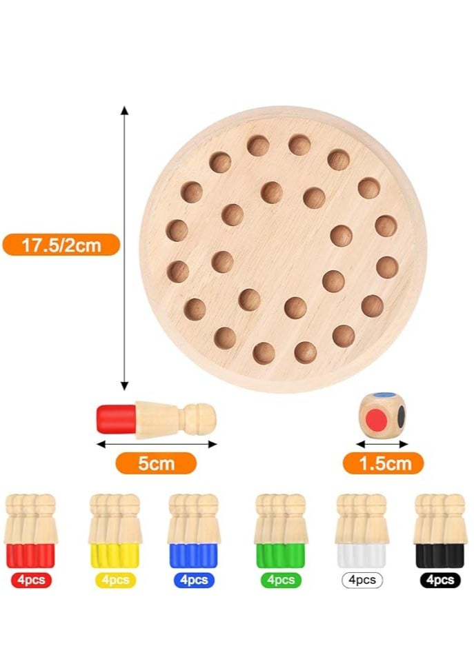 لعبة شطرنج ذاكرة، عصا الثقاب للاطفال، قدرة معرفية ملونة، لوحة مكعبات تعليمية ذكية، هدية عيد الميلاد للكريسماس بعمر 3 4 5 سنوات الاولاد والبنات، من جابايس،، 3 سنوات - Image 3