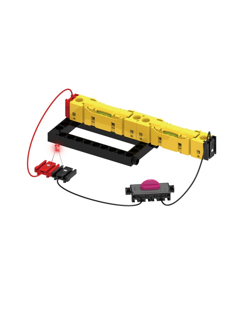 Thames & Kosmos مجموعة الدوائر الكهربائية السهلة من ثيمز وكوسموس - لعبة إلكترونية تعليمية STEM للأطفال، تعلم الأساسيات في الدوائر الكهربائية ولعبة تعليمية عملية - Image 2
