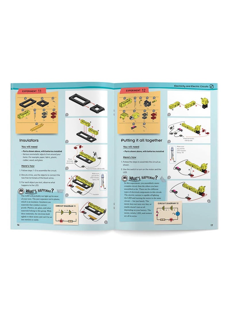 Thames & Kosmos مجموعة الدوائر الكهربائية السهلة من ثيمز وكوسموس - لعبة إلكترونية تعليمية STEM للأطفال، تعلم الأساسيات في الدوائر الكهربائية ولعبة تعليمية عملية - Image 4