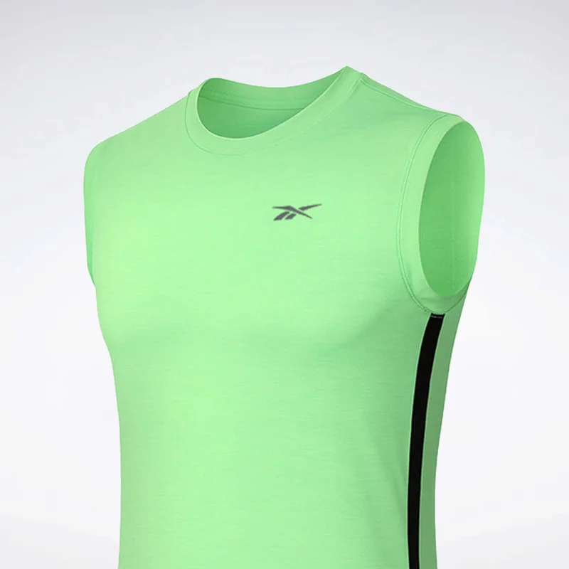 Reebok Green Glow Reebok Roland Running Men's Tank Top - Green Glow for Men | Best Price UAE