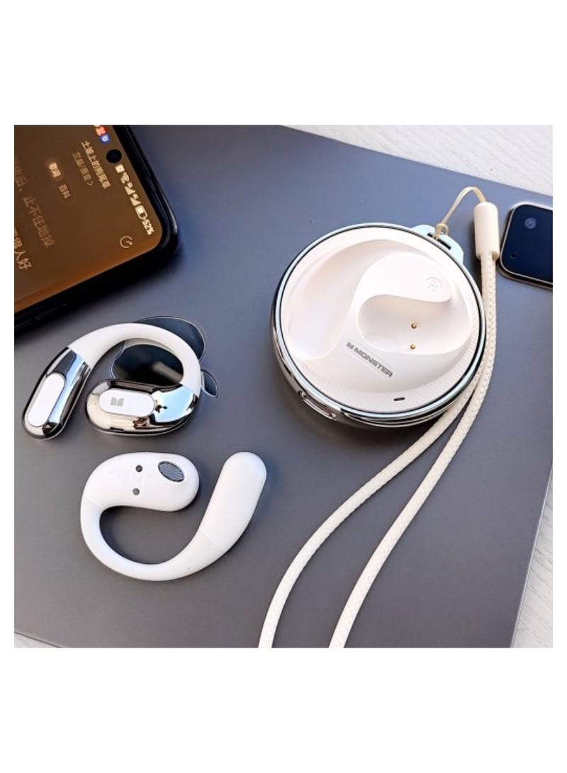 مونستر Monster Open Ear AC330 سماعات لاسلكية مفتوحة Bluetooth عمر بطارية طويل تقليل الضوضاء مقاومة للماء سماعات رياضية - Image 2