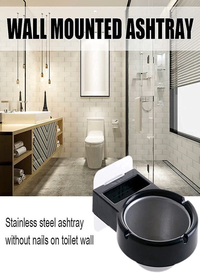 Primetan Stainless Steel Holder tray storage rack Wall-mounted Is Used For Balconies,Walls,Tables Bathroom, Toilet, office Storage rack Tool Box (Black New) - Image 5