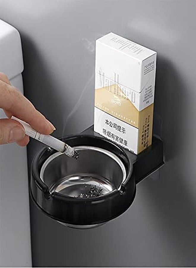 Primetan Stainless Steel Holder tray storage rack Wall-mounted Is Used For Balconies,Walls,Tables Bathroom, Toilet, office Storage rack Tool Box (Black New) - Image 4