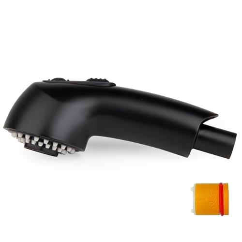 hansengroyi Pull Out Spray for Grohe Kitchen Faucet Parts 46298K00/46312KH0, Pull Out Spray Head, Faucet Head Replacement (Soft Black) - Image 1
