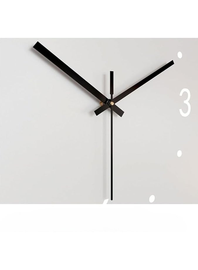 ريبنيو ساعة حائط زاوية حديثة ذات وجهين مع إضاءة محيطة لديكور غرفة النوم وغرفة المعيشة المقاس 26*26 - Image 2