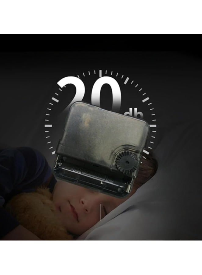 ريبنيو ساعة حائط زاوية حديثة ذات وجهين مع إضاءة محيطة لديكور غرفة النوم وغرفة المعيشة المقاس 26*26 - Image 5