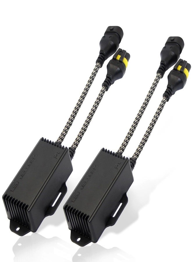 Bestview 9005 9006 H10 Canbus Decoder Kit, LED Light Anti-Flicker Error Canceller, Plug & Play Resistor Harness, Pack of 2 - Image 1