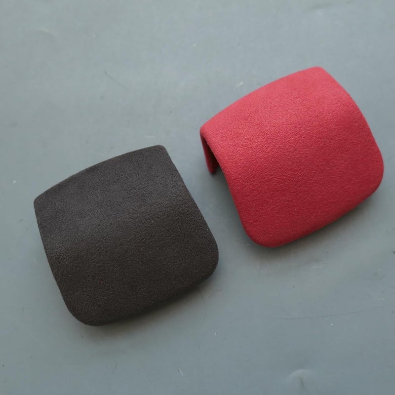New Interior Trim Center Gear Shift Knob Cover Accessories for Land Rover Discovery Range Rover Sport Velar 2022 2023 2024 2025 (Suede Red) - Image 5
