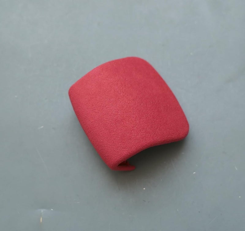 New Interior Trim Center Gear Shift Knob Cover Accessories for Land Rover Discovery Range Rover Sport Velar 2022 2023 2024 2025 (Suede Red) - Image 3