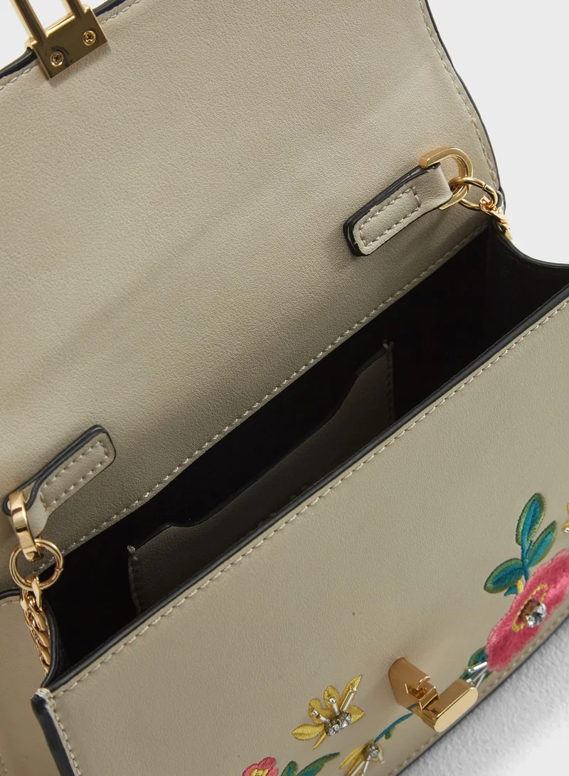 TOPSHOP Hummingbird Embroidered Crossbody