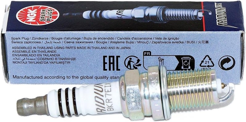 NGK 2667 شمعات الإشعال BKR7EIX إيريديوم IX (عبوة 4) - Image 2