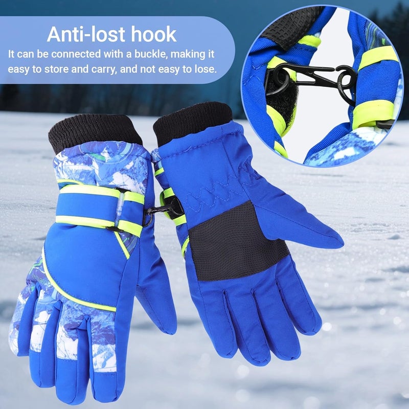 Mealah Outdoors Kids Winter Snow Gloves Windproof Cold Weather Ski Gloves for Boys Girls 4-7Years - Image 5
