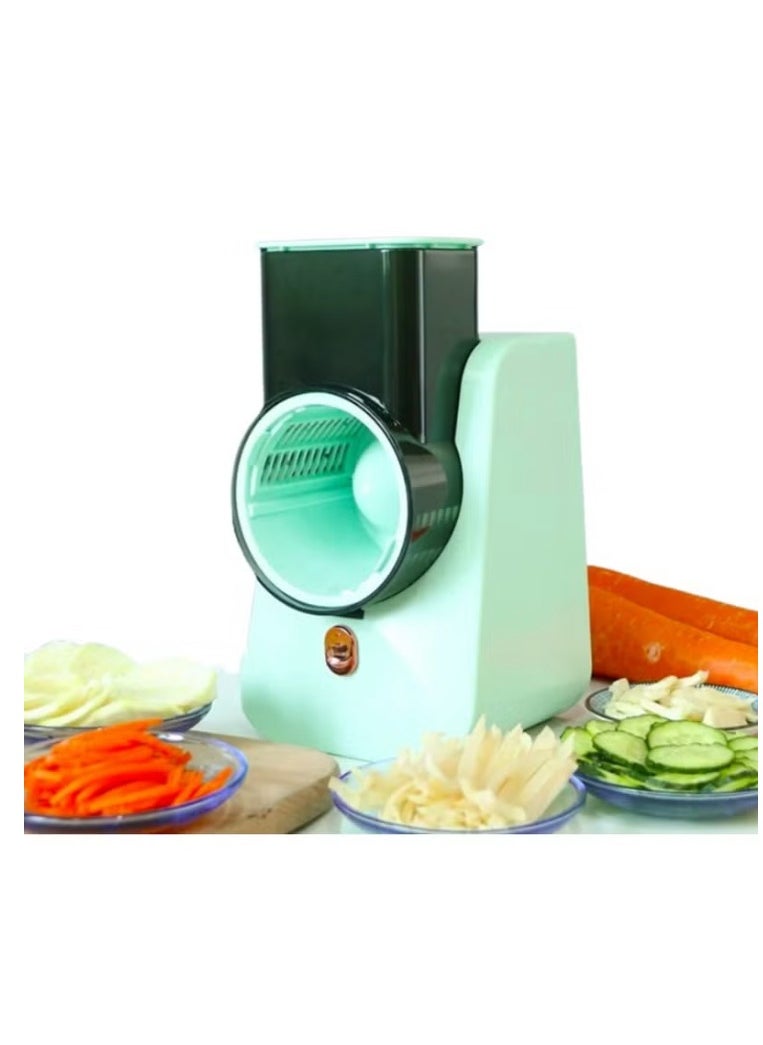 Lucky Power - Electric vegetable Slicer with 3 Sets of Blades Thick and Thin Silk Slices Fancy Cutting - Image 1