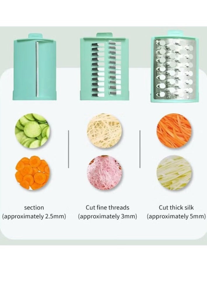 Lucky Power - Electric vegetable Slicer with 3 Sets of Blades Thick and Thin Silk Slices Fancy Cutting - Image 1