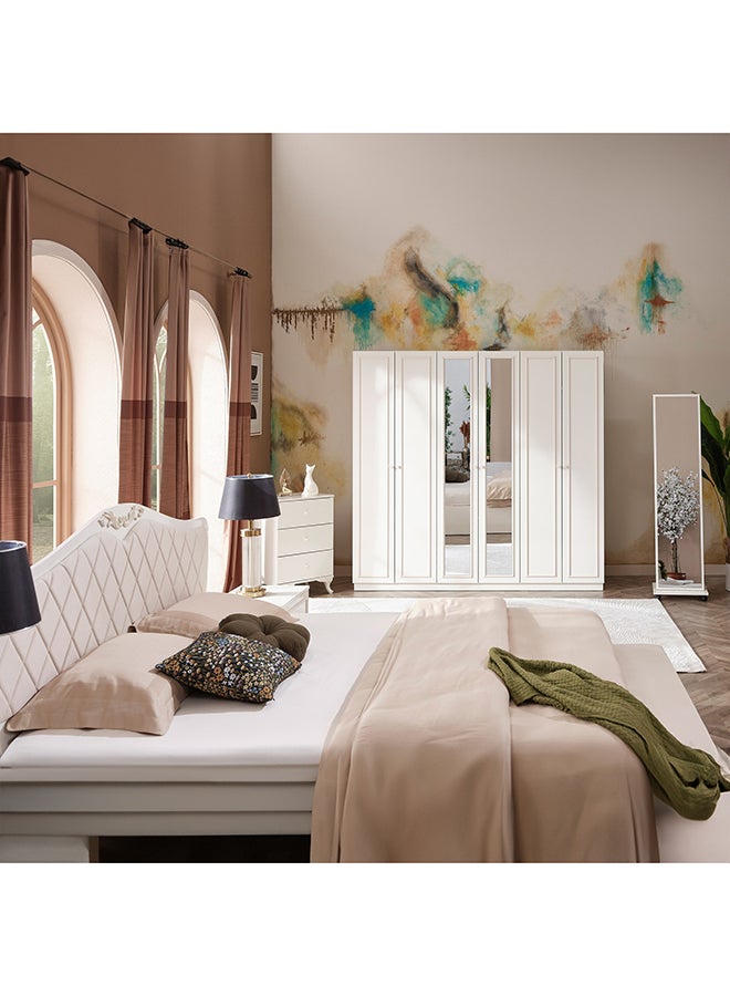 Home Box خزانة ملابس إليزابيث ذات 6 أبواب ومرآتين 55x210x220 سم  - Image 2
