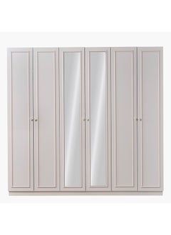 Home Box خزانة ملابس إليزابيث ذات 6 أبواب ومرآتين 55x210x220 سم  - Image 3