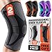 DR. BRACE DR BRACE ELITE Knee Brace with Size Stabilizer 2 Pack Knee Brace for Women Men Workout Sports Daily Knee Compression Sleeve for Maximum Knee Pain Support Fast Recovery Pluto Medium - Image 1