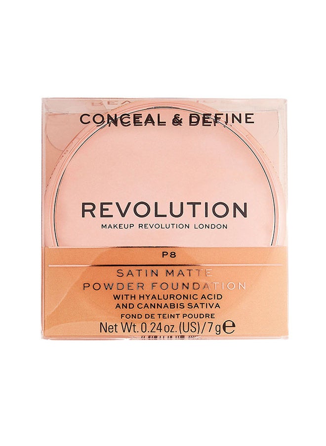 REVOLUTION - بودرة أساس لإخفاء وتحديد البشرة من ميك اب ريفولوشن P8 - Image 1