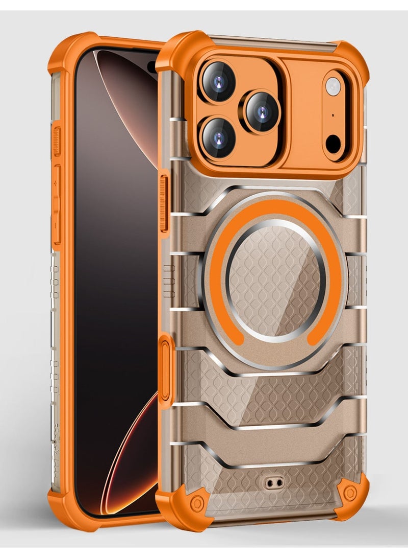 general For Magsafe Magnetic Hard PC+Soft TPU Four Corner Anti Drop Armor Phone Case For iPhone 17 Pro Max  Bumper Back Cover