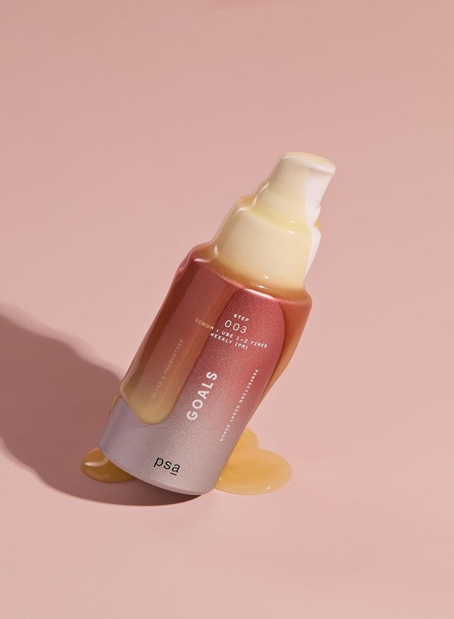 PURPOSEFUL SKINCARE PSA - سيروم الليل متعدد الأحماض والبروبيوتيك | BHA و PHA، بروبيوتيك، مركب الشاي الأبيض والأخضر | مناسب لجميع أنواع البشرة (1 أونصة | 30 مل) - Image 2
