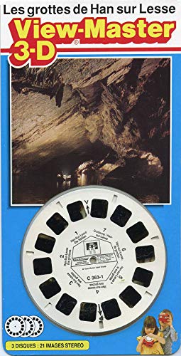 3D Viewer Reels Caves Han sur Lesse Compatible to ViewMaster 3 Reel Set - Image 1