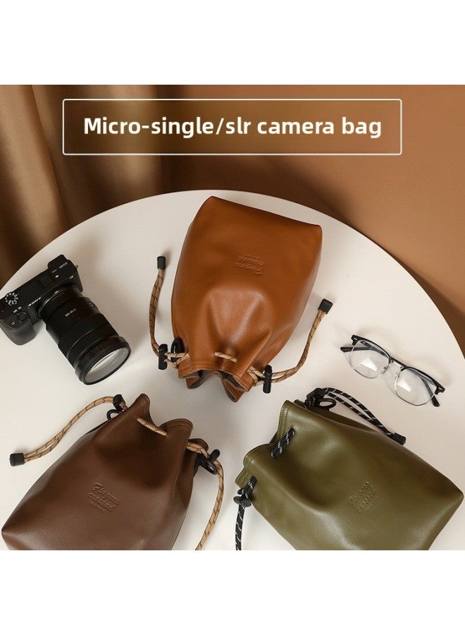 Multi-function SLR Camera Bag, Poulder Storage Bag, Camera Liner Bag, Protective Cover, Photography Bag, Nikon Fuji-Color:Orange Small Size (ready In Stock)  - Image 5