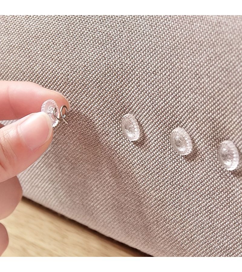 100pcs Transparent Twisting Pins for Sofa Cushions Bed Sheets Anti Slip Fixer - Image 5