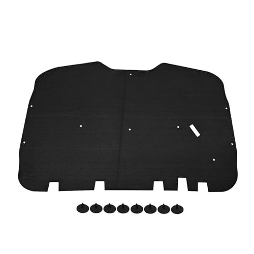 Lskioer Hood Insulation Pad, Truck Under Hood Heat Shield Blanket w/Clips Fits for GMC Sierra Chevy Suburban Tahoe Silverado Full Size Trucks 1999-2006 - Image 4