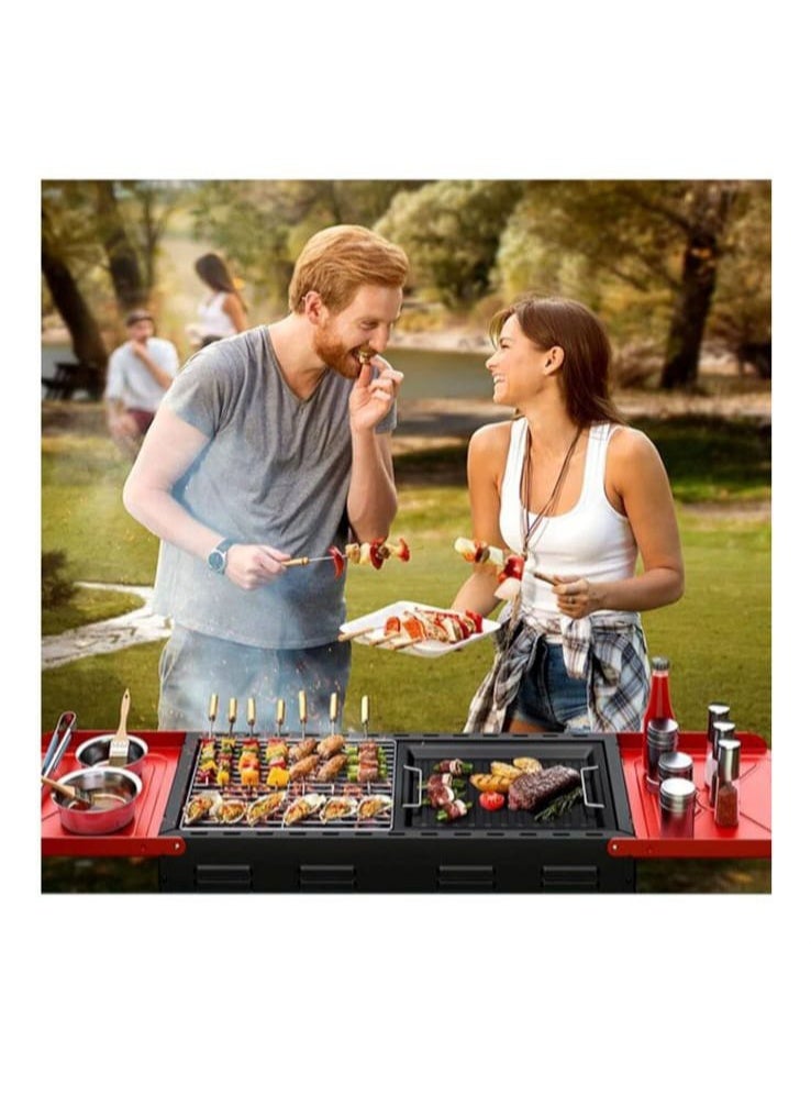 No brands No Brand Large Capacity Portable Bbq Grill - Image 5
