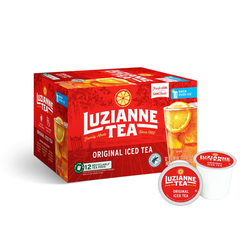 Luzianne Unsweetened Iced Tea Single Serve Pods 12ct Box Pack of 1 - Image 3