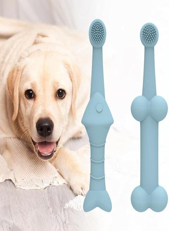 VALUEVIBES Pet Silicone Toothbrush Set -Tooth Brush for Small Breed Small Pets Ferret|Pet Supplies | Dog Supplies | Health Care | Oral Hygiene (GREEN, M) - Image 4
