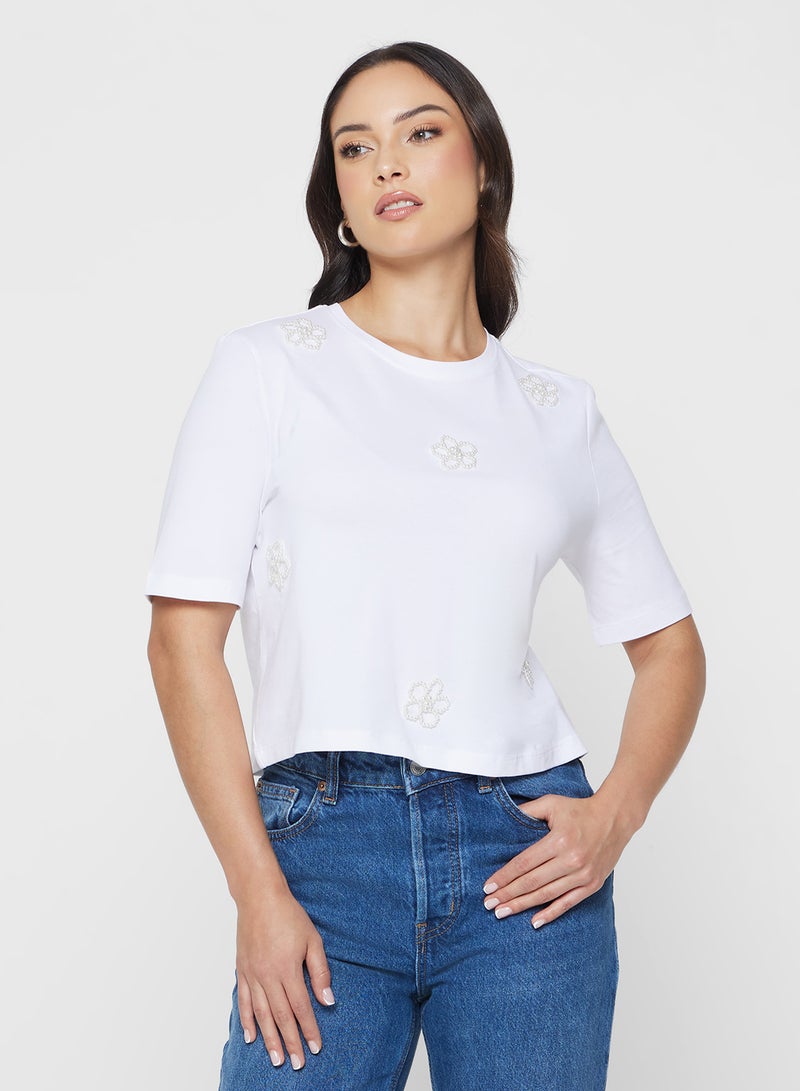 ONLY Onljoni Short Sleeve Crew Neck T-Shirt - Image 1