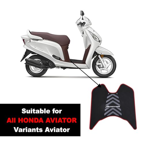 Ramanta Aviator BS4 Washable FloorMat Anti Skid Heavy Duty Foot Mat for Scooter Rubber Anti-Slip Foot Mat Scooter Floor Protector Compatible with for Aviator BS4 (1 PC) - Image 2
