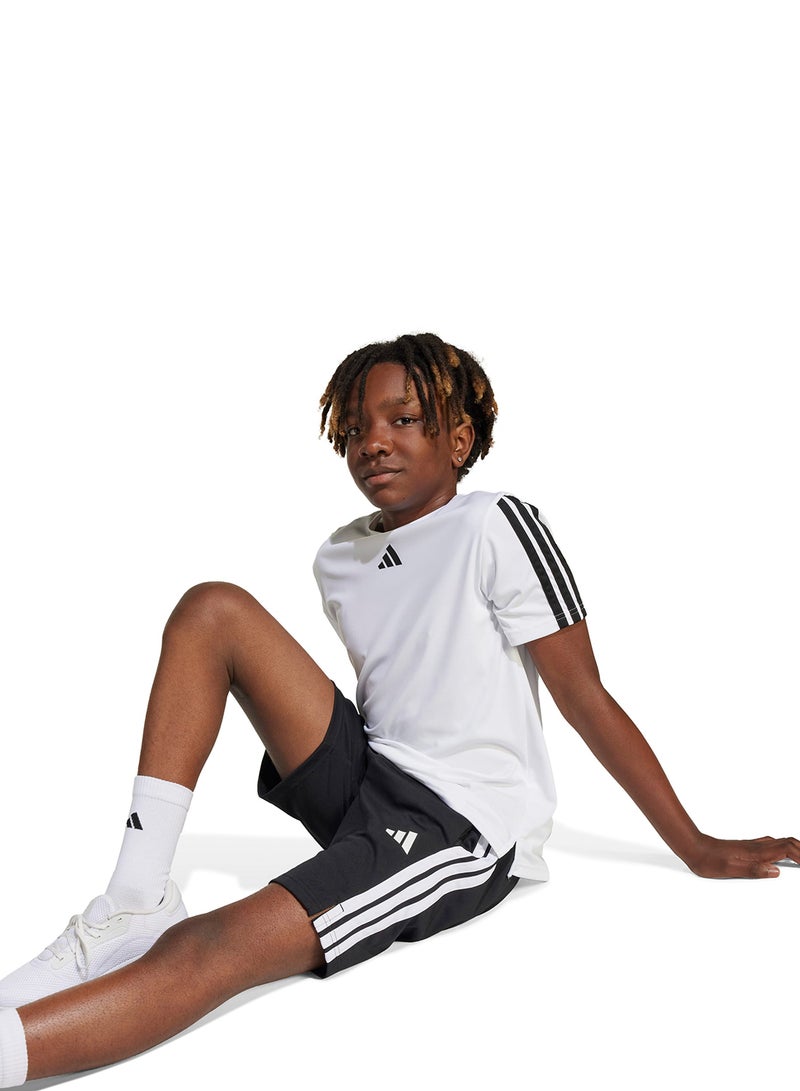 Adidas Youth Training Essential 3-Stripe Shorts  - Image 4