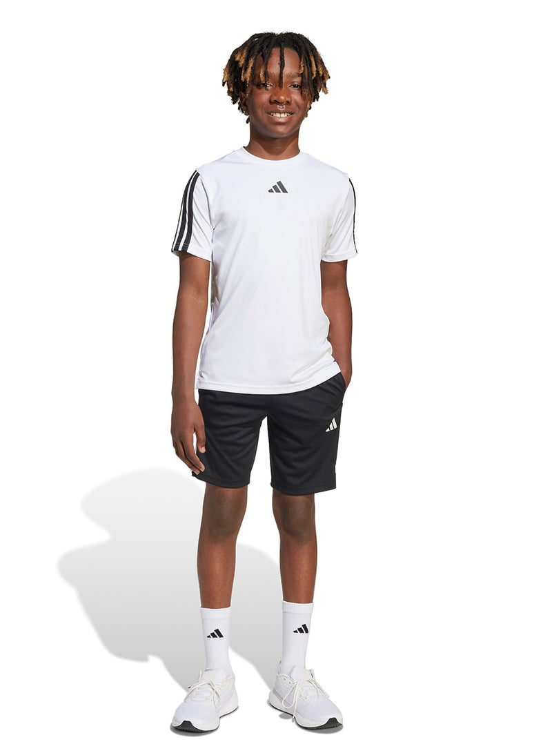 Adidas Youth Training Essential 3-Stripe Shorts  - Image 5