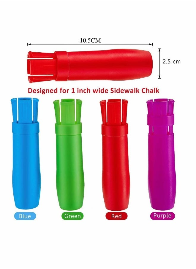 Generic Chalk Holders Sidewalk Railroad Chalk Holder Plastic Adjustable Chalk Clip Colorful Holder Set for Teachers Students Office or Classroom On Blackboard Sticker Chalkboard 5  - Image 4