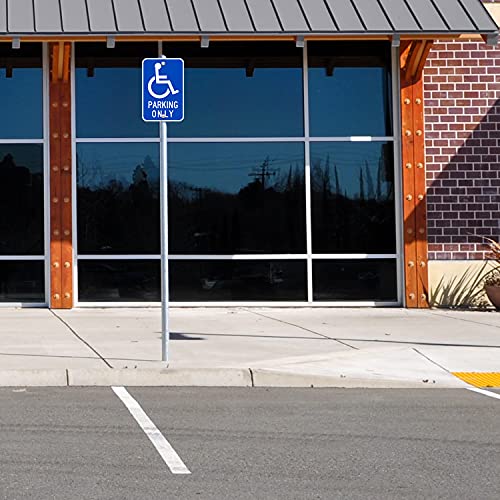 SmartSign "Handicap Parking Only" Sign | 12" x 18" 3M Engineer Grade Reflective Aluminum - Image 3
